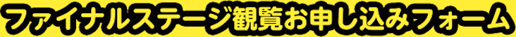ファイナルステージ観覧お申し込みフォーム